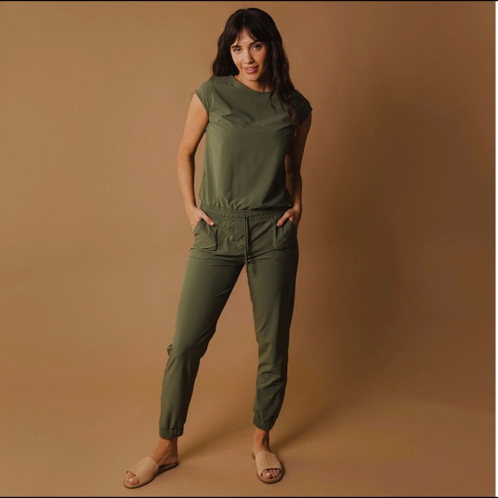 Albion Sage Jumpsuit